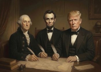 Immagine AI realizzata da Donald Trump