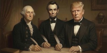 Immagine AI realizzata da Donald Trump
