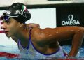 La nuotatrice italiana Sara Curtis