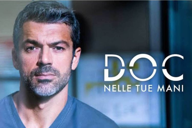 Primo piano di Luca Argentero in Doc nelle tue Mani