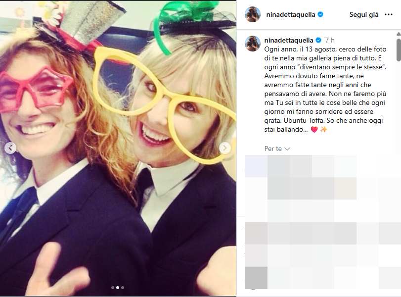 Nina Palmieri e Nadia Toffa