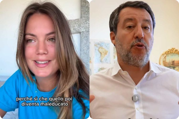 Matteo Salvini e Alice De Andrè