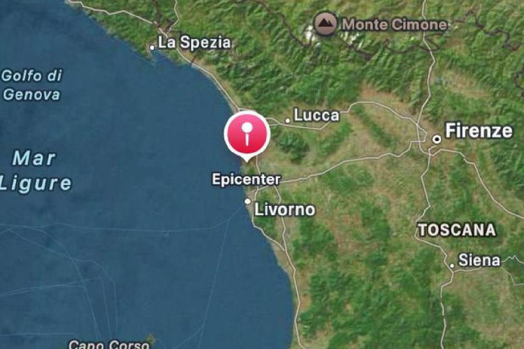 Terremoto Toscana oggi