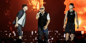 Tony Boy (a destra) insieme a Shiva e a Luca Imprudente