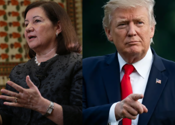 Usa revoca visto all'ambasciatrice brasiliana - nella foto, l'ambasciatrice e Donald Trump