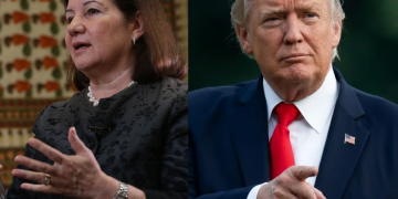 Usa revoca visto all'ambasciatrice brasiliana - nella foto, l'ambasciatrice e Donald Trump