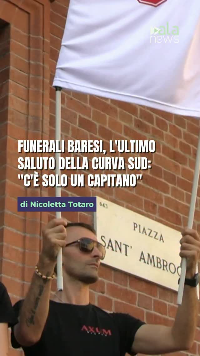 Un ultimo, commosso saluto a Franco Baresi. Centinaia di tifosi della Curva Sud…