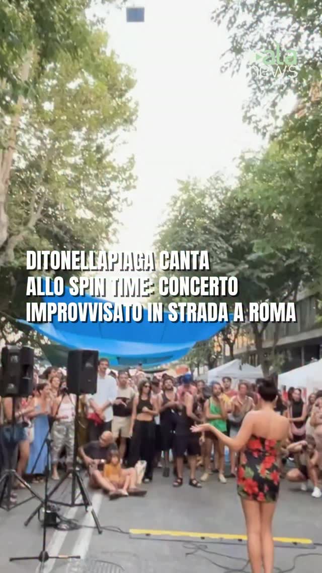 Musica e solidarietà allo Spin Time di Roma. Ditonellapiaga si è esibita con un…