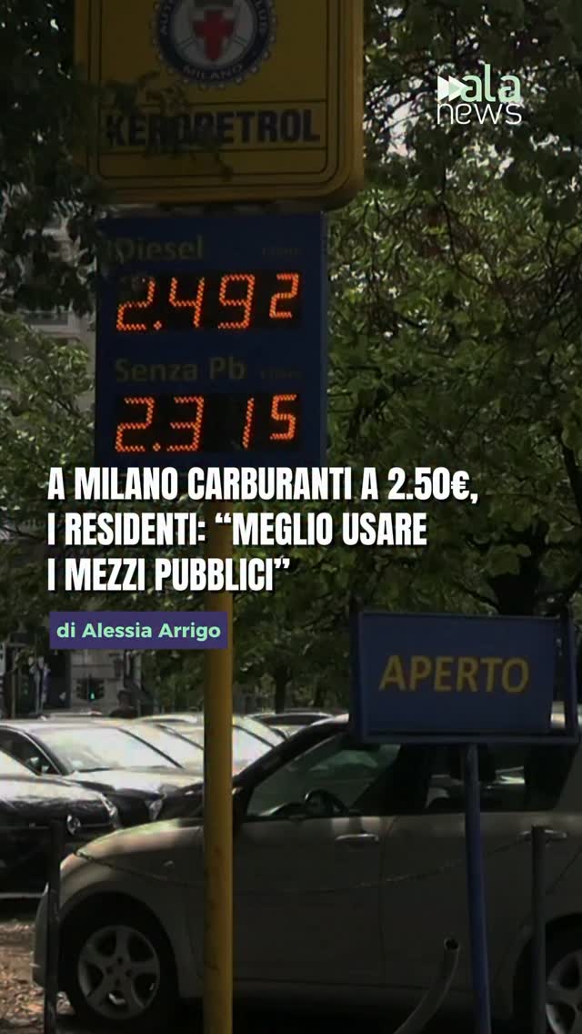 Il caro carburanti pesa sulle tasche dei milanesi: in alcuni distributori diese…