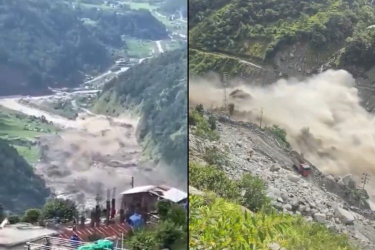 Alluvione tra Nepal e Tibet