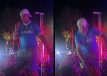 Clementino cade dal palco a Ischia
