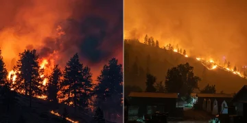 Incendio a Bald Range: evacuate oltre 20.000 in British Columbia
