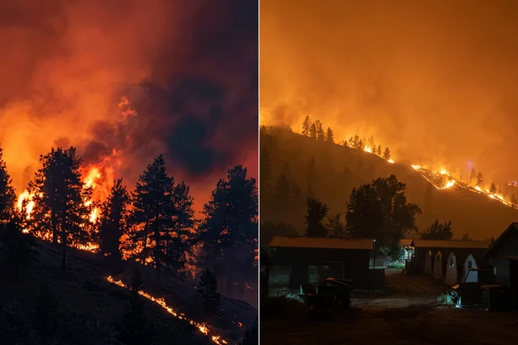 Incendio a Bald Range: evacuate oltre 20.000 in British Columbia