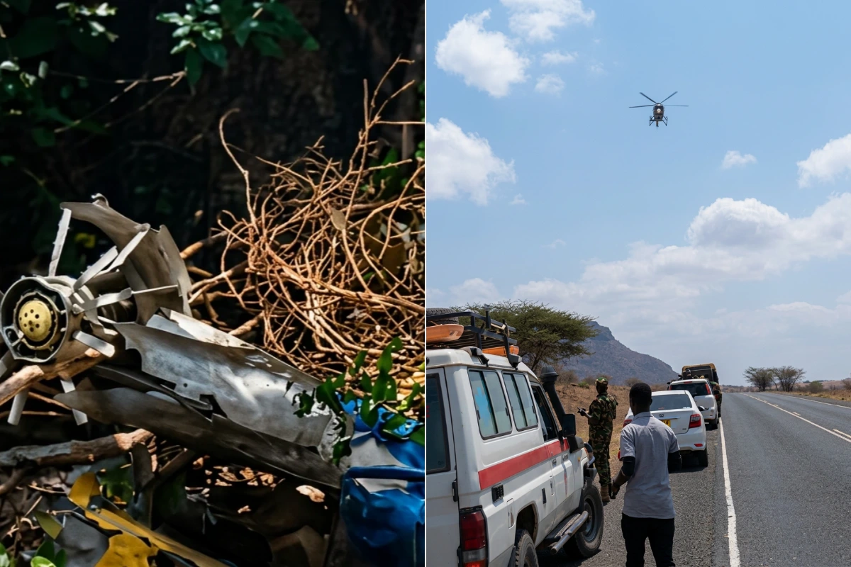Kenya, elicottero precipita durante un volo turistico: sette morti, tra cui un italiano e quattro americani