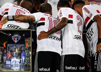 Giocatori São Paulo FC e bus sequestrato con pacchi di marijuana