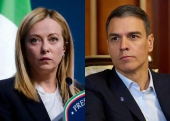 Meloni e Sanchez