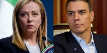 Meloni e Sanchez