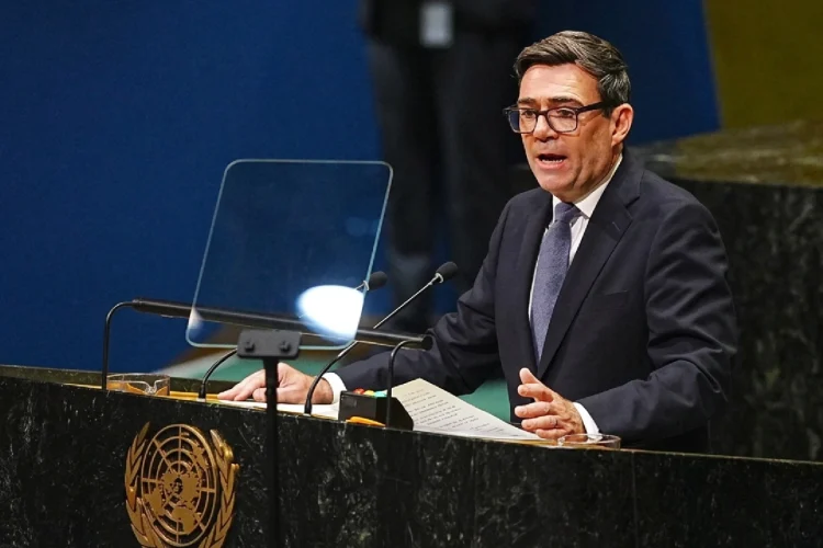 Andy Burnham all’Onu: "Israele va difeso, ma Gaza e Cisgiordania non sono giustificate"