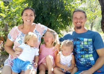 Famiglia nel bosco