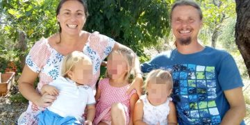 Famiglia nel bosco