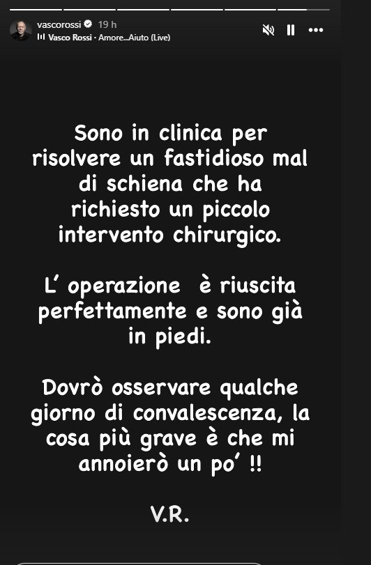 Scrrenshot Vasco Rossi