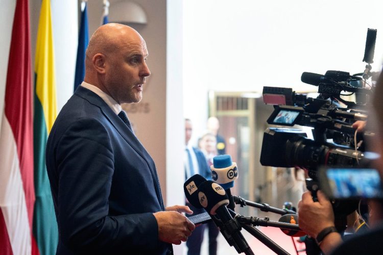 Il primo ministro della Lettonia Andris Kulbergs