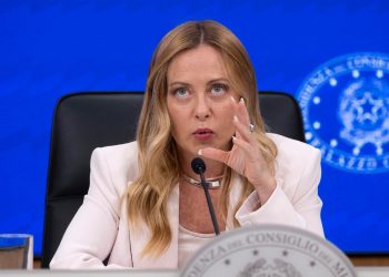 La presidente del consiglio Giorgia Meloni