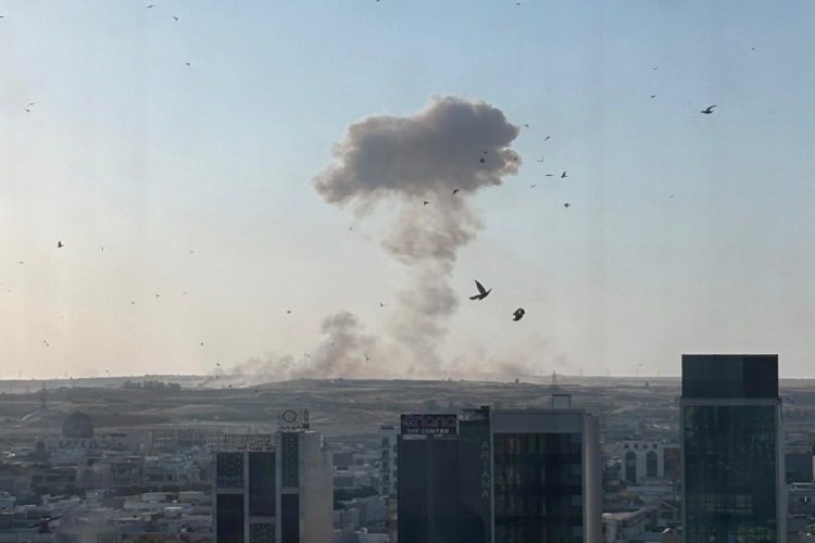L'esplosione vicino all'aeroporto di Erbil