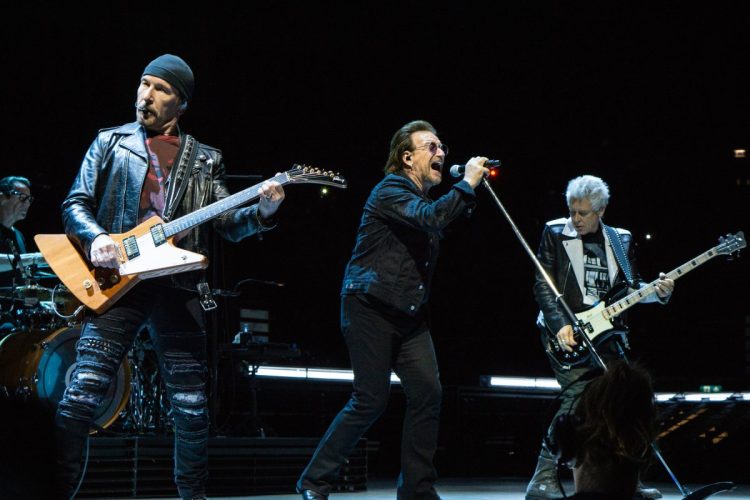 Un concerto degli U2