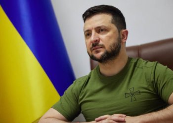 Il presidente dell'Ucraina, Volodymyr Zelensky