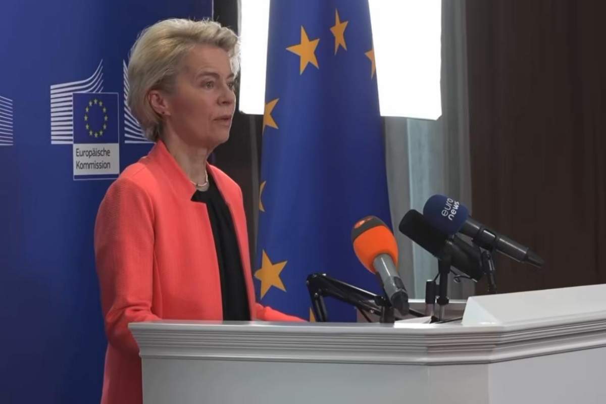 La presidente della Commissione Ue, Ursula von der Leyen