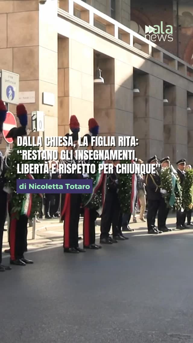 A Milano, in piazza Diaz, la cerimonia per il 44° anniversario dell’assassinio…