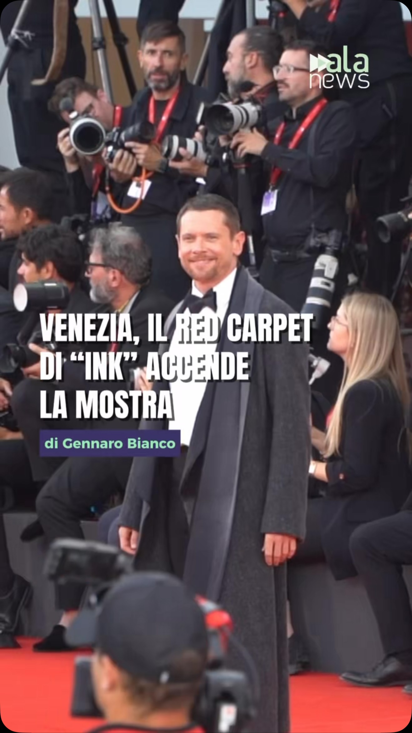 Venezia si accende con il red carpet di “Ink”, il nuovo film di Danny Boyle sce…