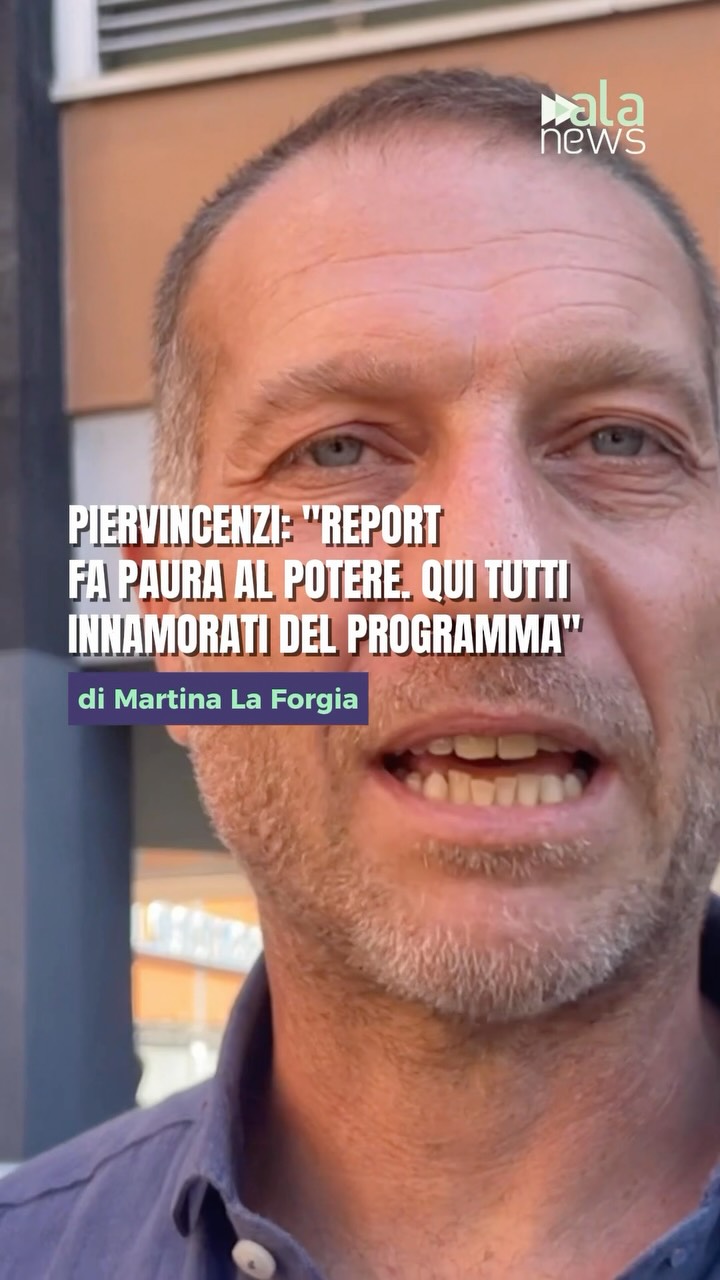 “Report fa paura al potere, perché è un programma di inchiesta libero e continu…