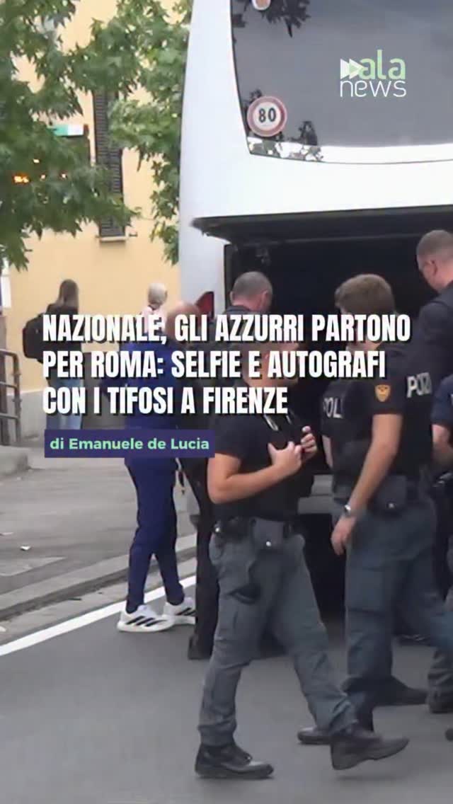 Gli Azzurri lasciano Firenze e partono alla volta di Roma, dove domani alle 20.…