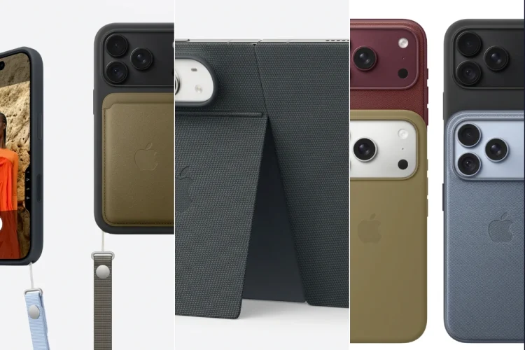 Accessori Apple: custodie MagSafe multicolore per iPhone, con stand e cordino