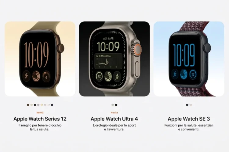 Apple Watch Series 12 e Ultra 4