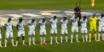 I giocatori irlandesi a capo chino