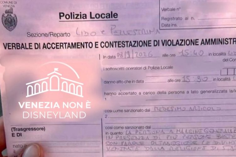 Multa per bestemmia