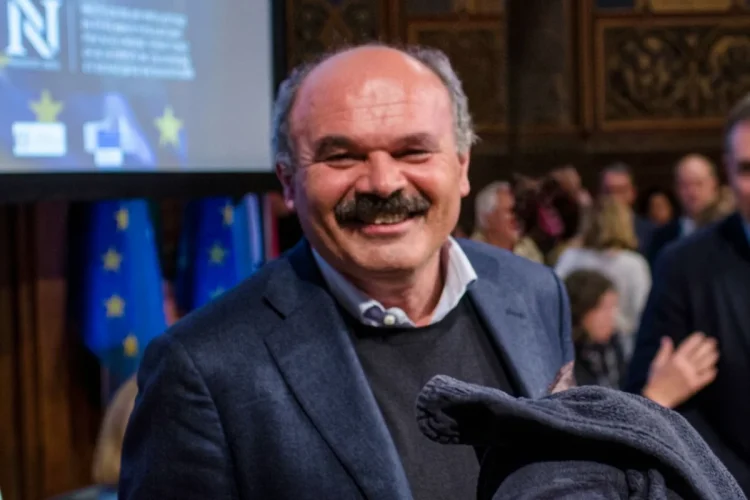 Oscar Farinetti al Festival Internazionale del Giornalismo di Perugia.
