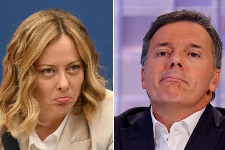 Giorgia Meloni e Matteo Renzi