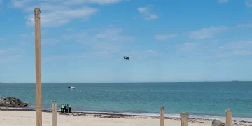 Sorrento Beach, presunto attacco mortale di uno squalo