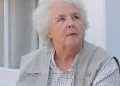 Stephanie Cole on set Doc Martin Series 4 in Port Isaac