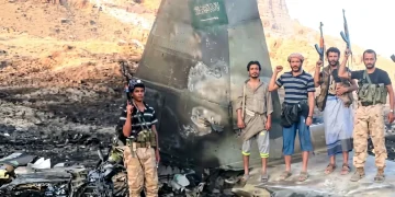 The Houthis shot down a Saudi F-15