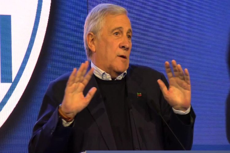 Antonio Tajani, il segretario nazionale di Forza Italia