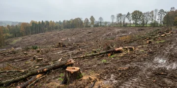 Una foresta simile a quella disboscata da Google in Finlandia