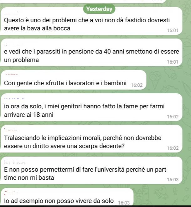 Testimonianza Movimento 17 ottobre