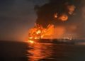 Una delle petroliere danneggiate