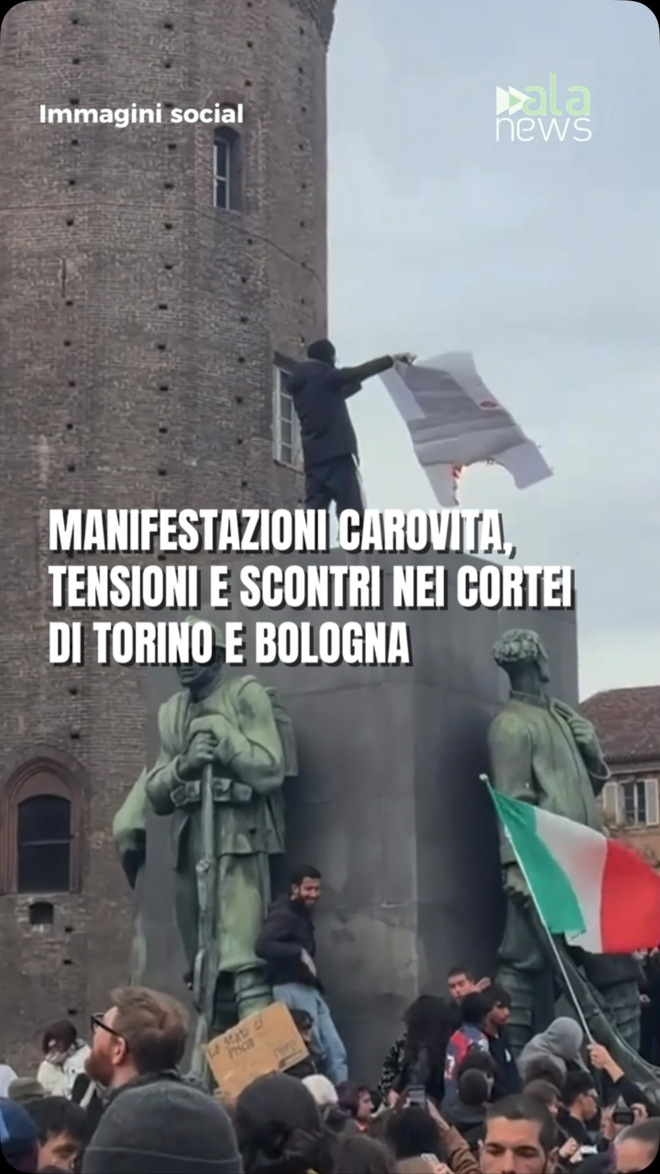 Il 24 ottobre in molte città italiane si sono verificate forti proteste e scont…