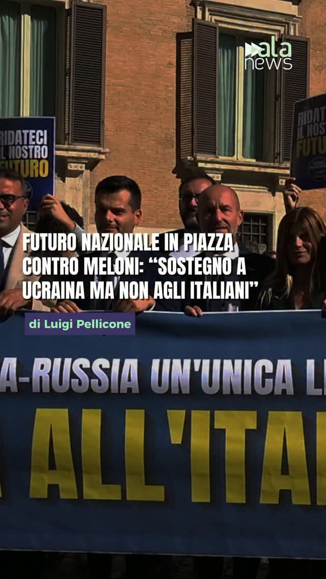 Futuro Nazionale ha organizzato un flash mob davanti a Montecitorio per contest…